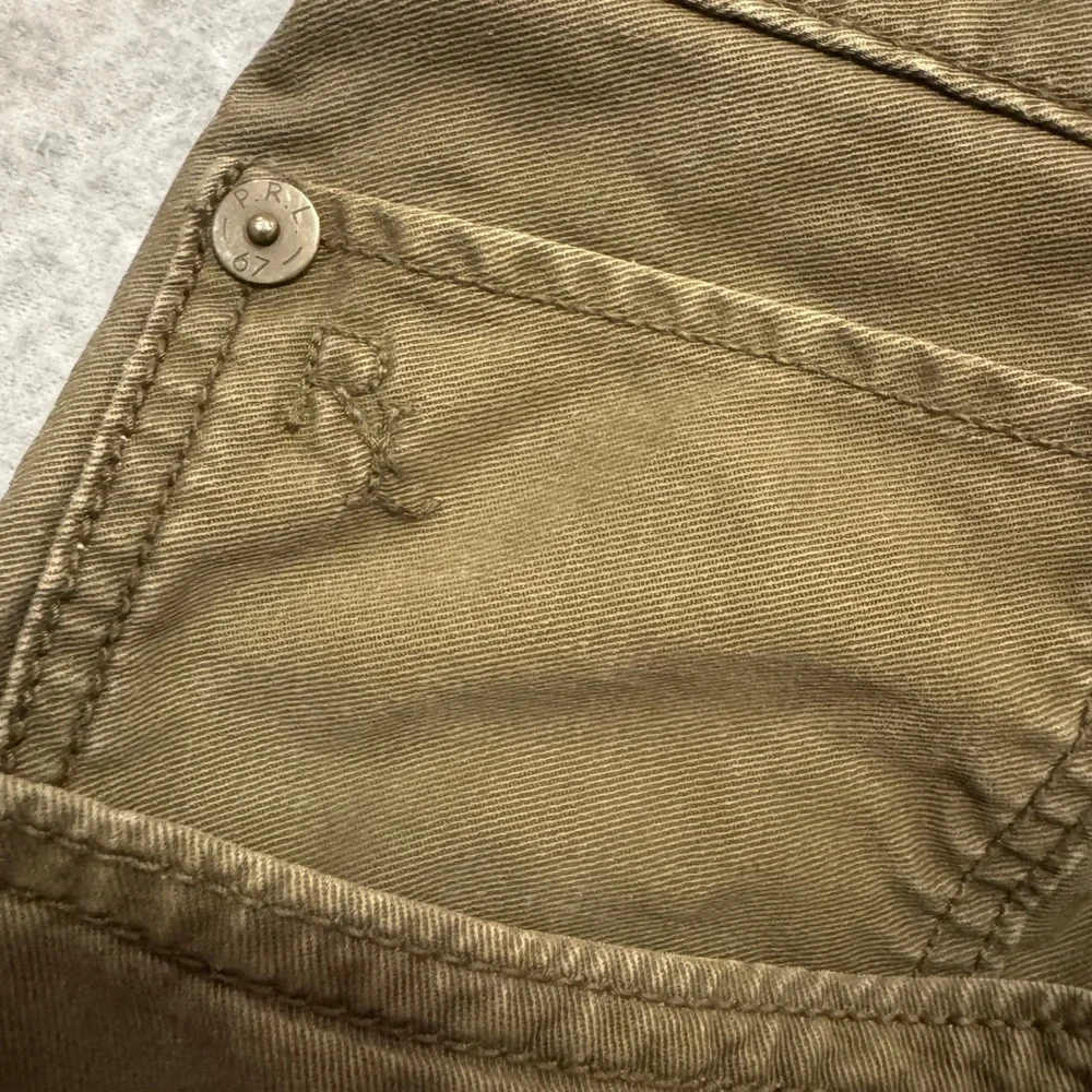 Polo Ralph Lauren Authentic Dungarees Mens 36x34 Olive Green Straight Leg Pants
